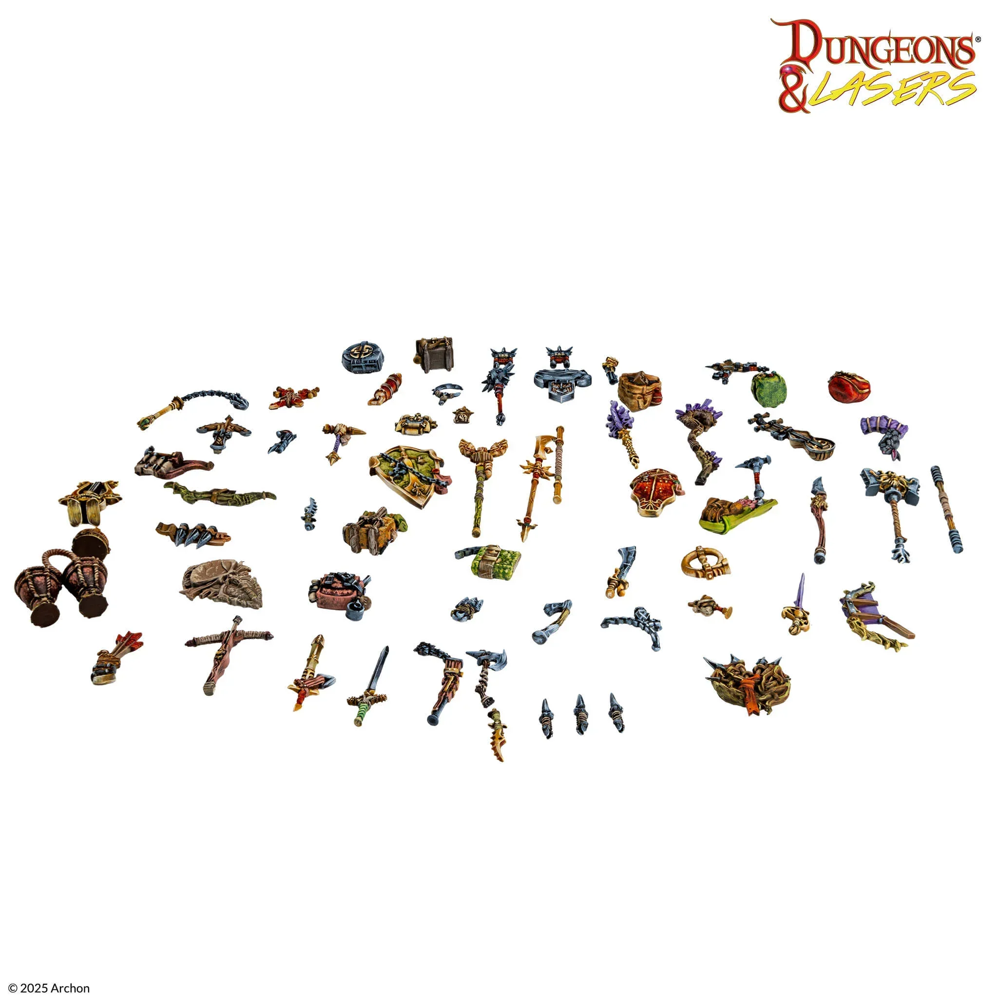 Dungeons & Lasers: Miniatures - Adventurer's Gear Set - Image 3
