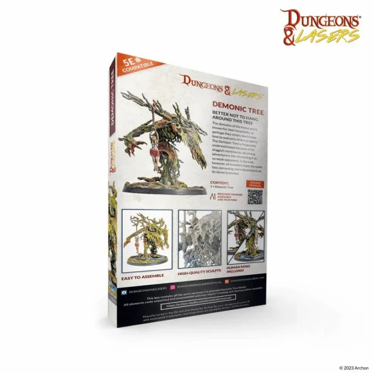 Dungeons & Lasers: Miniatures - Demonic Tree - Image 2