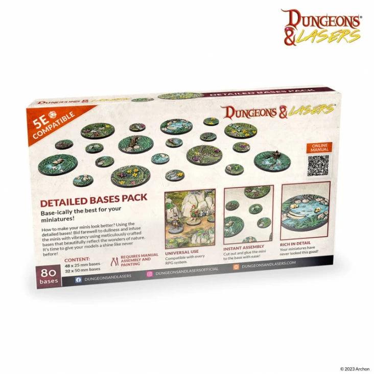Dungeons & Lasers Miniatures: Detailed Bases Pack - Image 2
