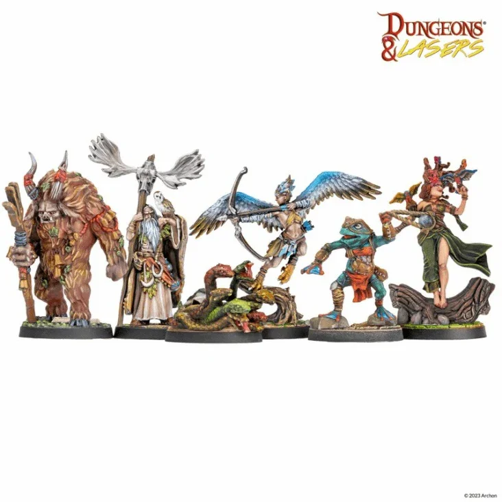 Dungeons & Lasers: Miniatures - Fantasy Miniatures Set - Image 4