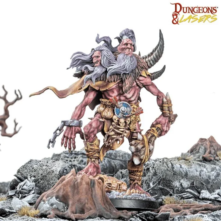 Dungeons & Lasers: Miniatures - Gervase The Ettin - Image 3