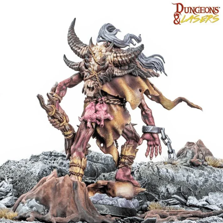 Dungeons & Lasers: Miniatures - Gervase The Ettin - Image 4