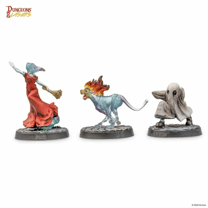 Dungeons & Lasers Miniatures: Ghosts Miniature Pack - Image 3