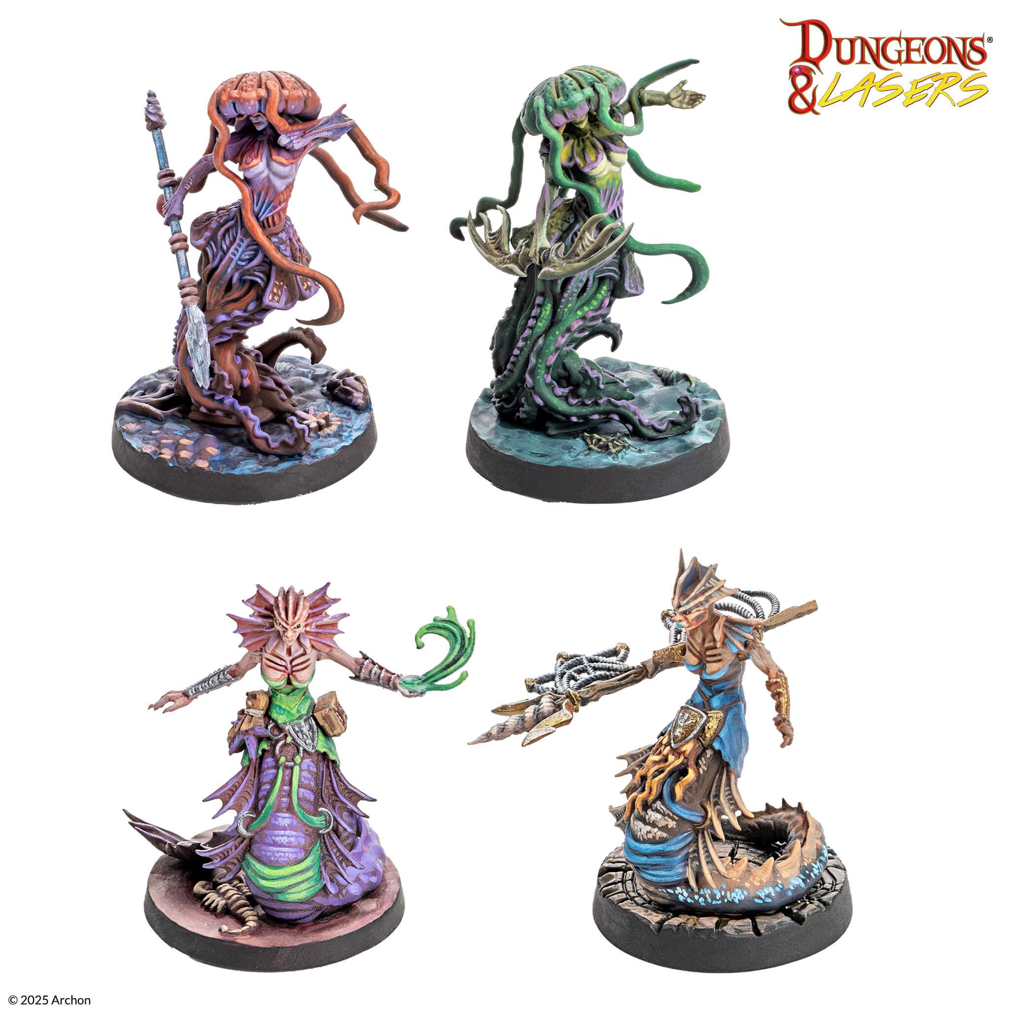 Dungeons & Lasers: Miniatures - Kingdom Of The Deep - Image 7