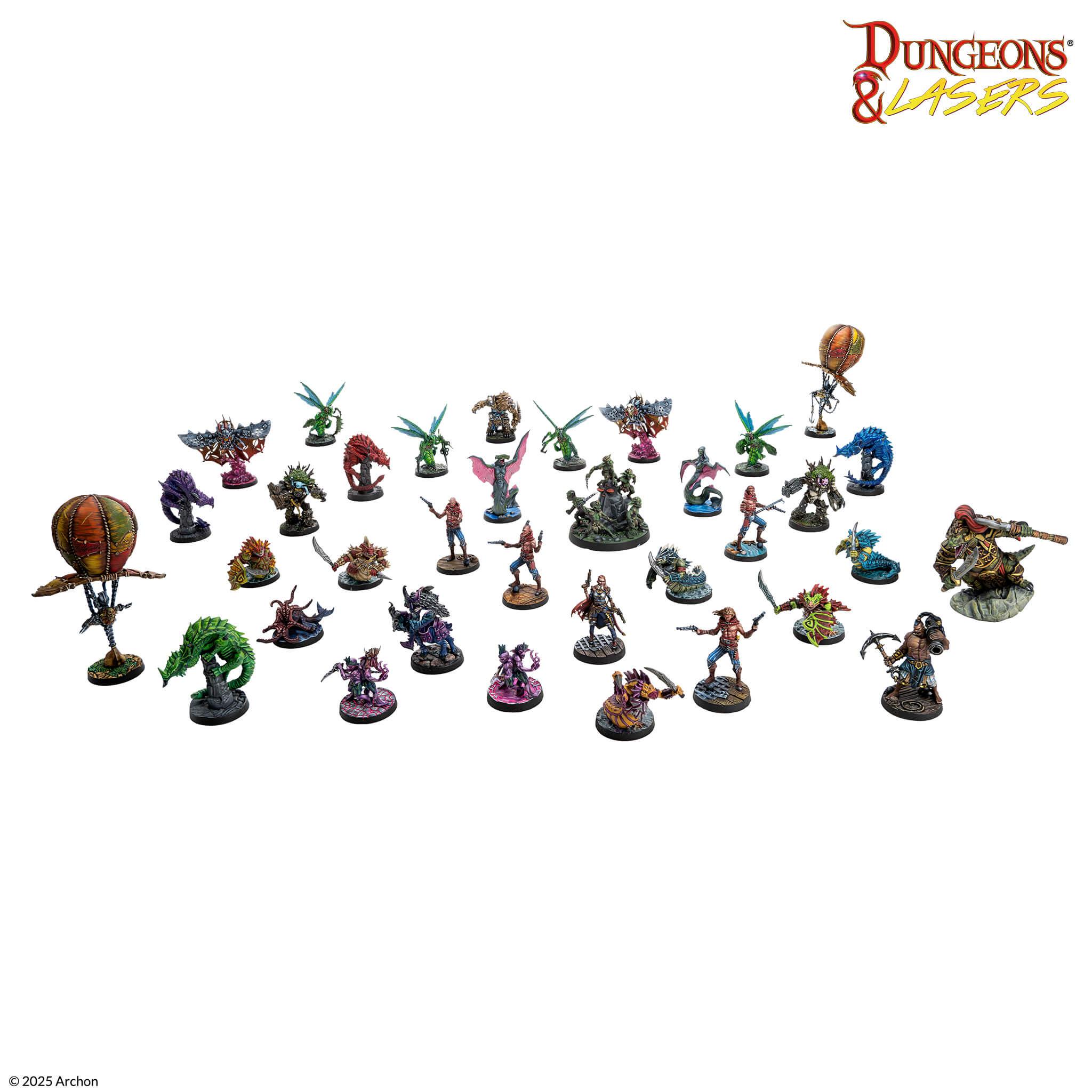 Dungeons & Lasers: Miniatures - Raiders And Beasts Of Scareguards Archipelago - Image 2