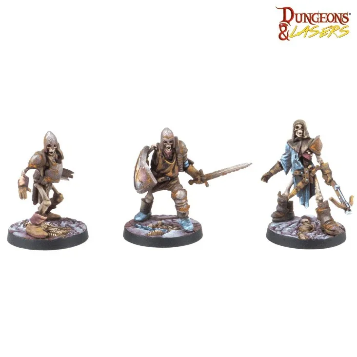 Dungeons & Lasers: Miniatures - Skeleton Crew - Image 2