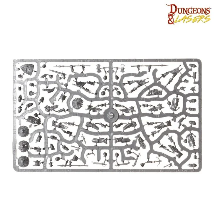 Dungeons & Lasers: Miniatures - Skeleton Crew - Image 3