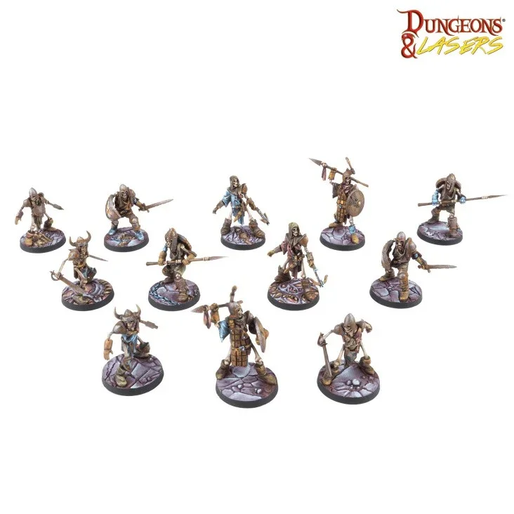 Dungeons & Lasers: Miniatures - Skeleton Crew - Image 5