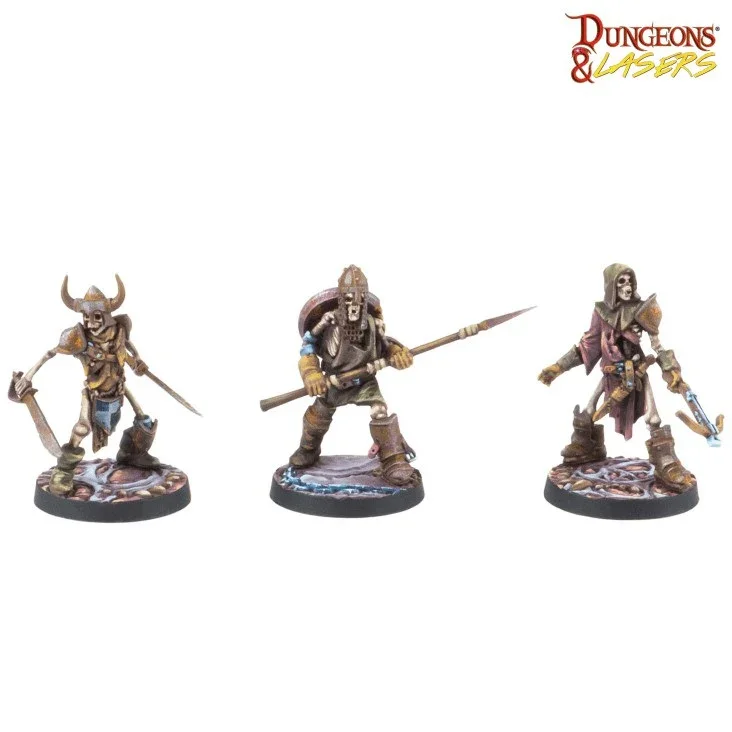 Dungeons & Lasers: Miniatures - Skeleton Crew - Image 6