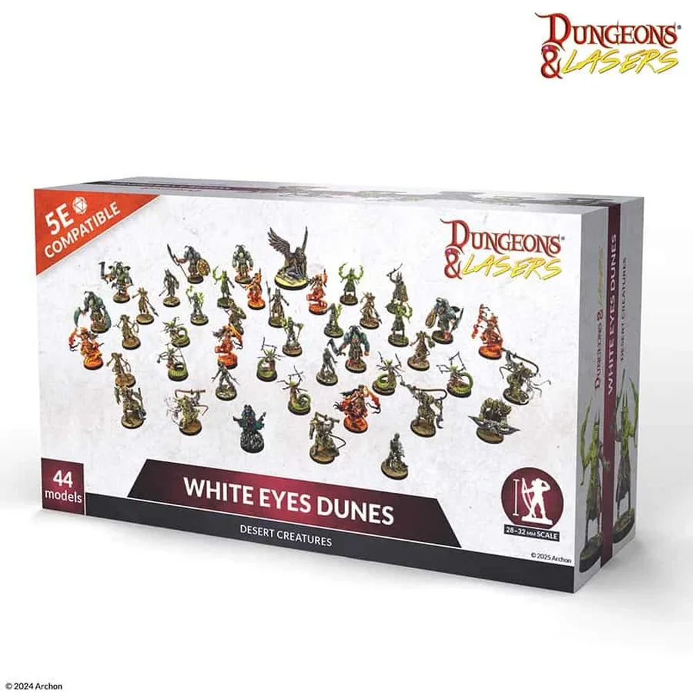Dungeons & Lasers: Miniatures - White Eyes Dunes