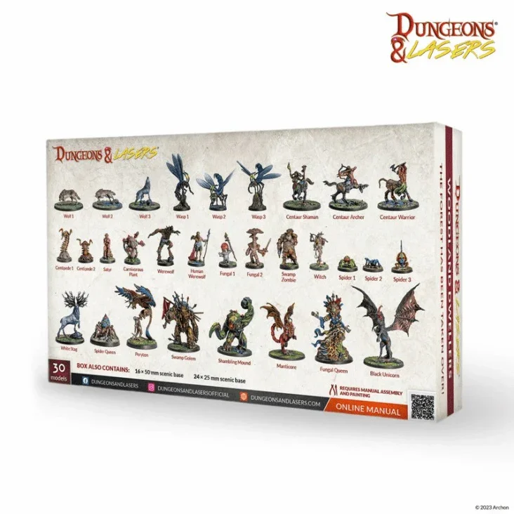 Dungeons & Lasers: Miniatures - Woodland Dwellers - Image 2
