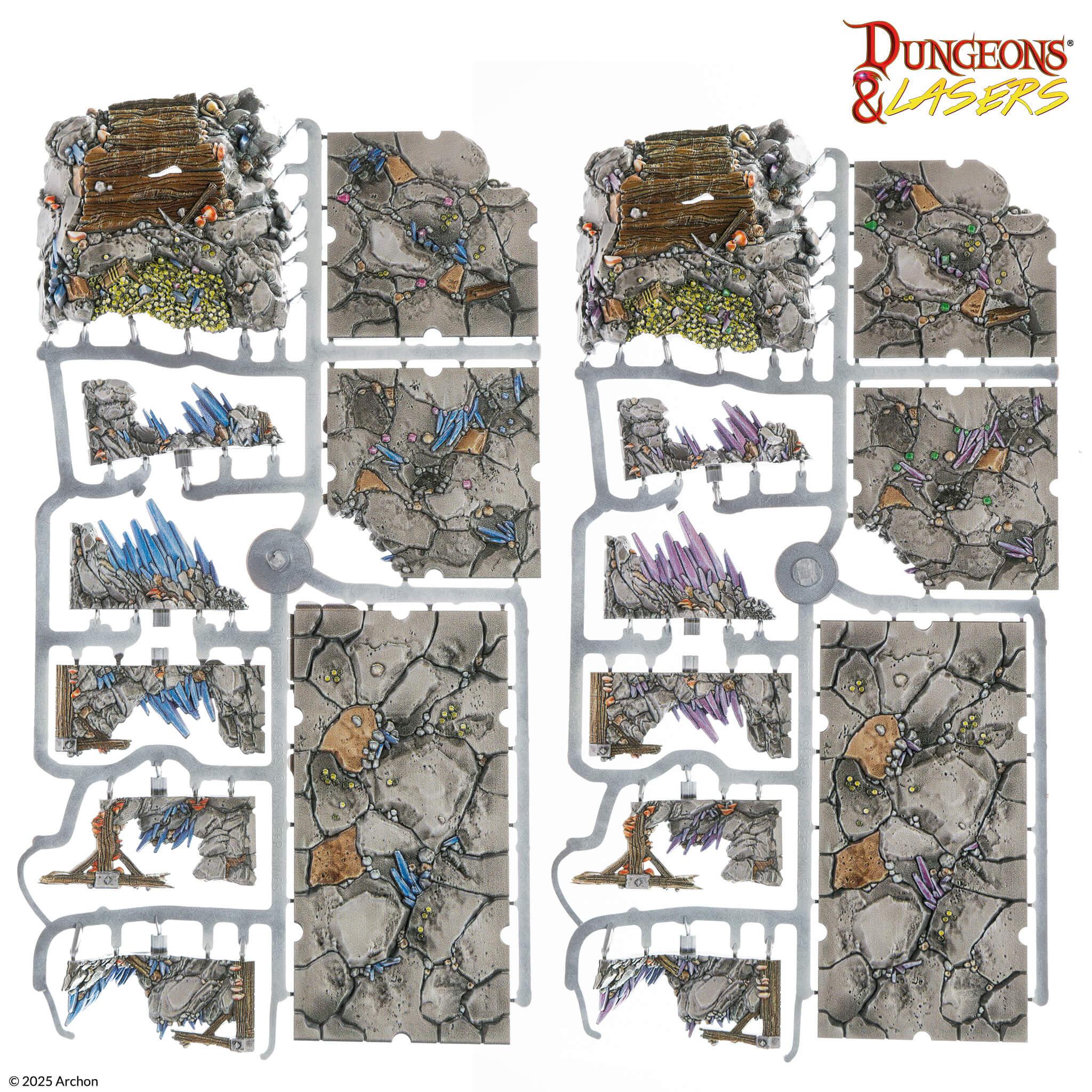 Dungeons & Lasers: PrismaCast Pre-Painted Terrain - Deep Mines: Pre-Painted - Image 6