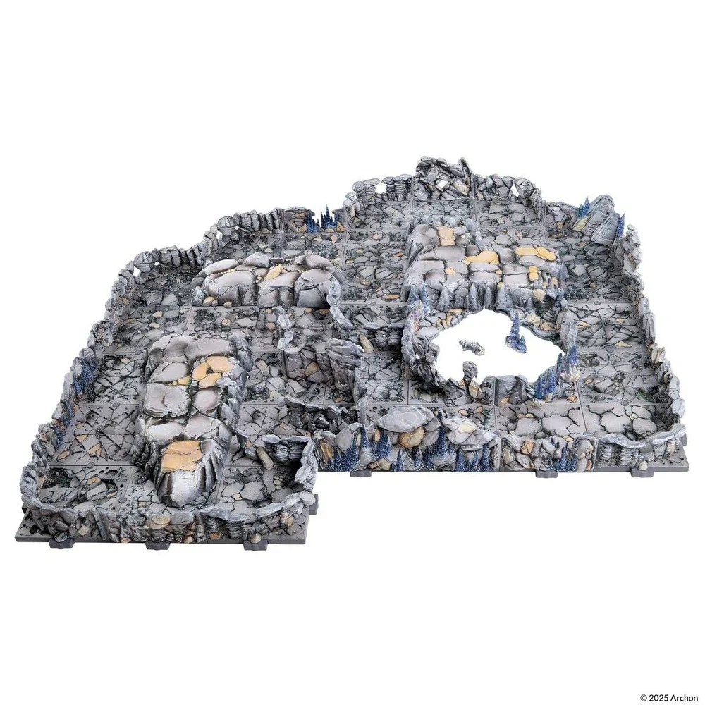 Dungeons & Lasers: PrismaCast Pre-Painted Terrain - Rocky Caves: Pre-Painted - Image 3