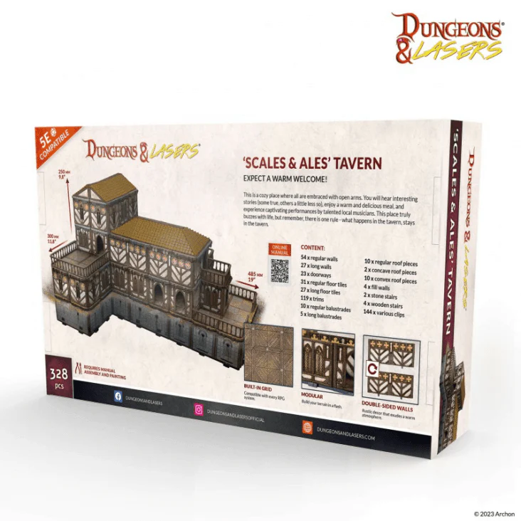 Dungeons & Lasers: Starter Sets - "Scales & Ales" Tavern - Image 2