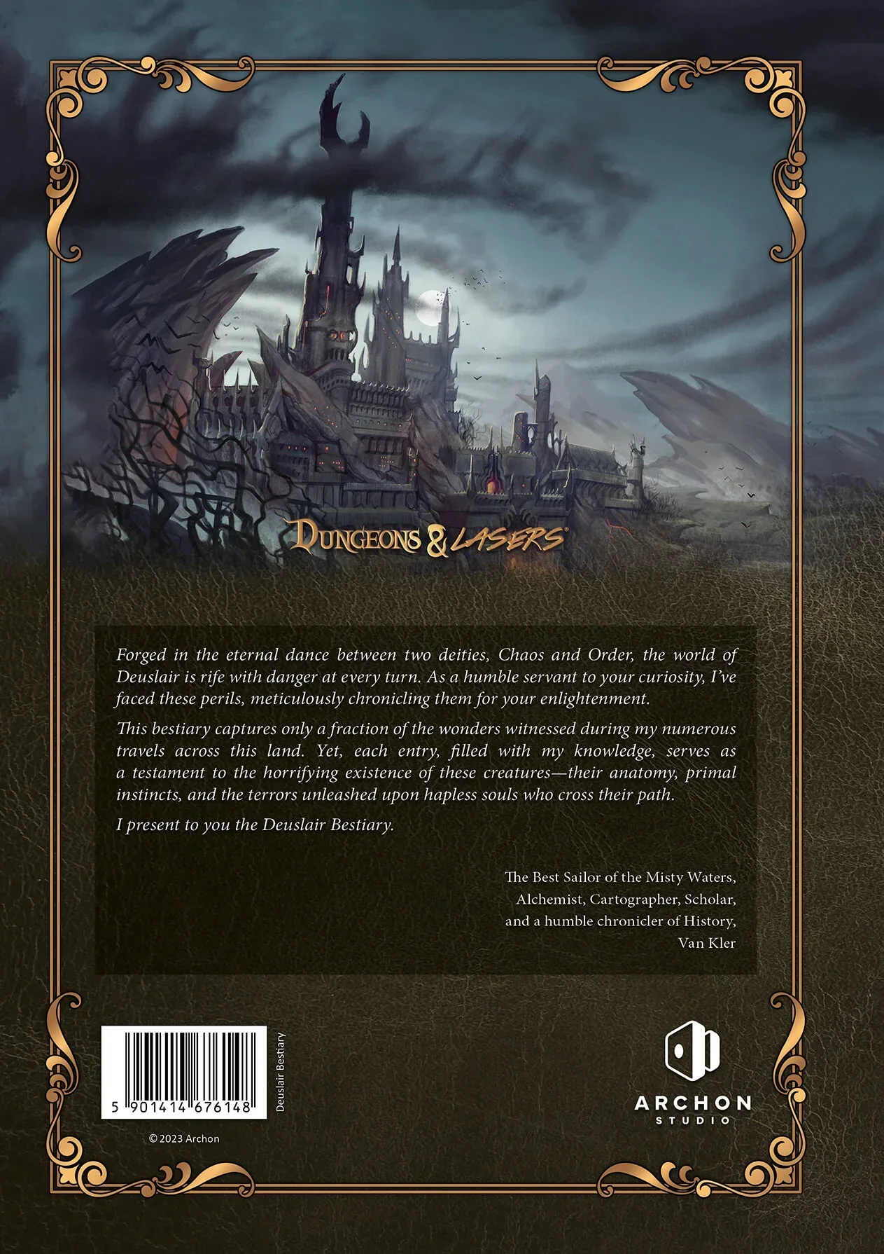 Dungeons & Lasers: The World Of Deuslair: Bestiary Book (Hardcover) - Image 3