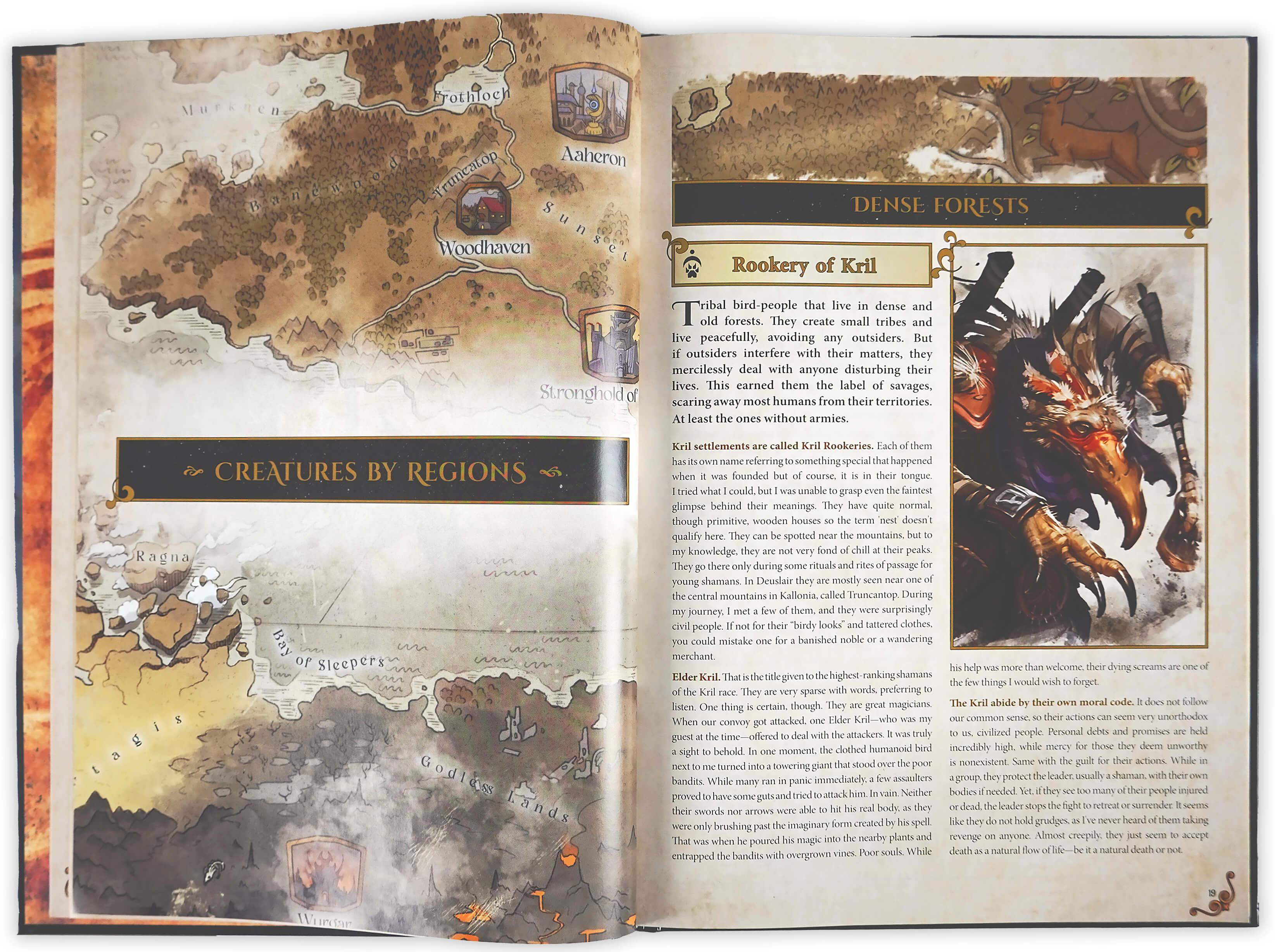 Dungeons & Lasers: The World Of Deuslair: Bestiary Book (Hardcover) - Image 4