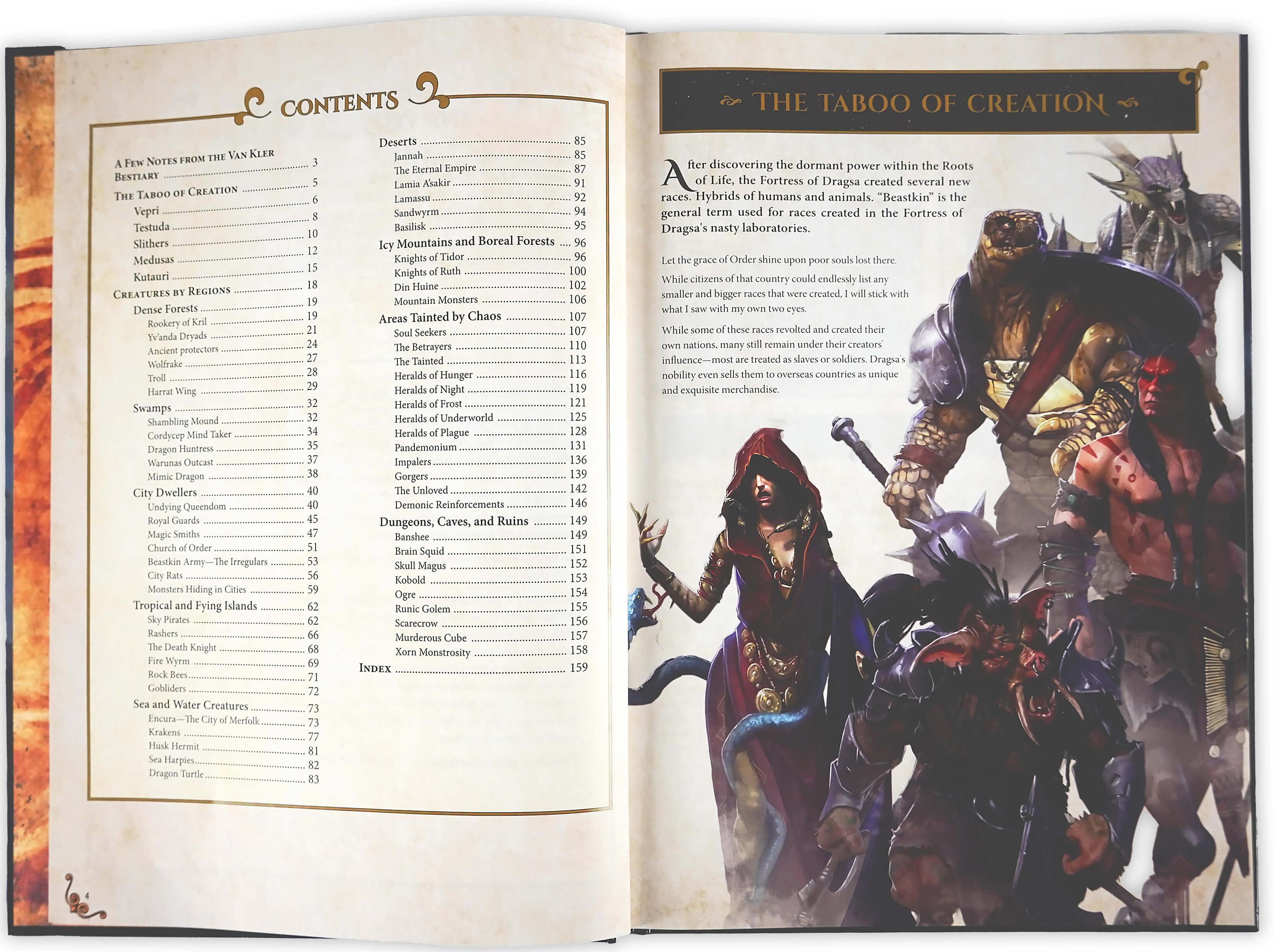 Dungeons & Lasers: The World Of Deuslair: Bestiary Book (Hardcover) - Image 5