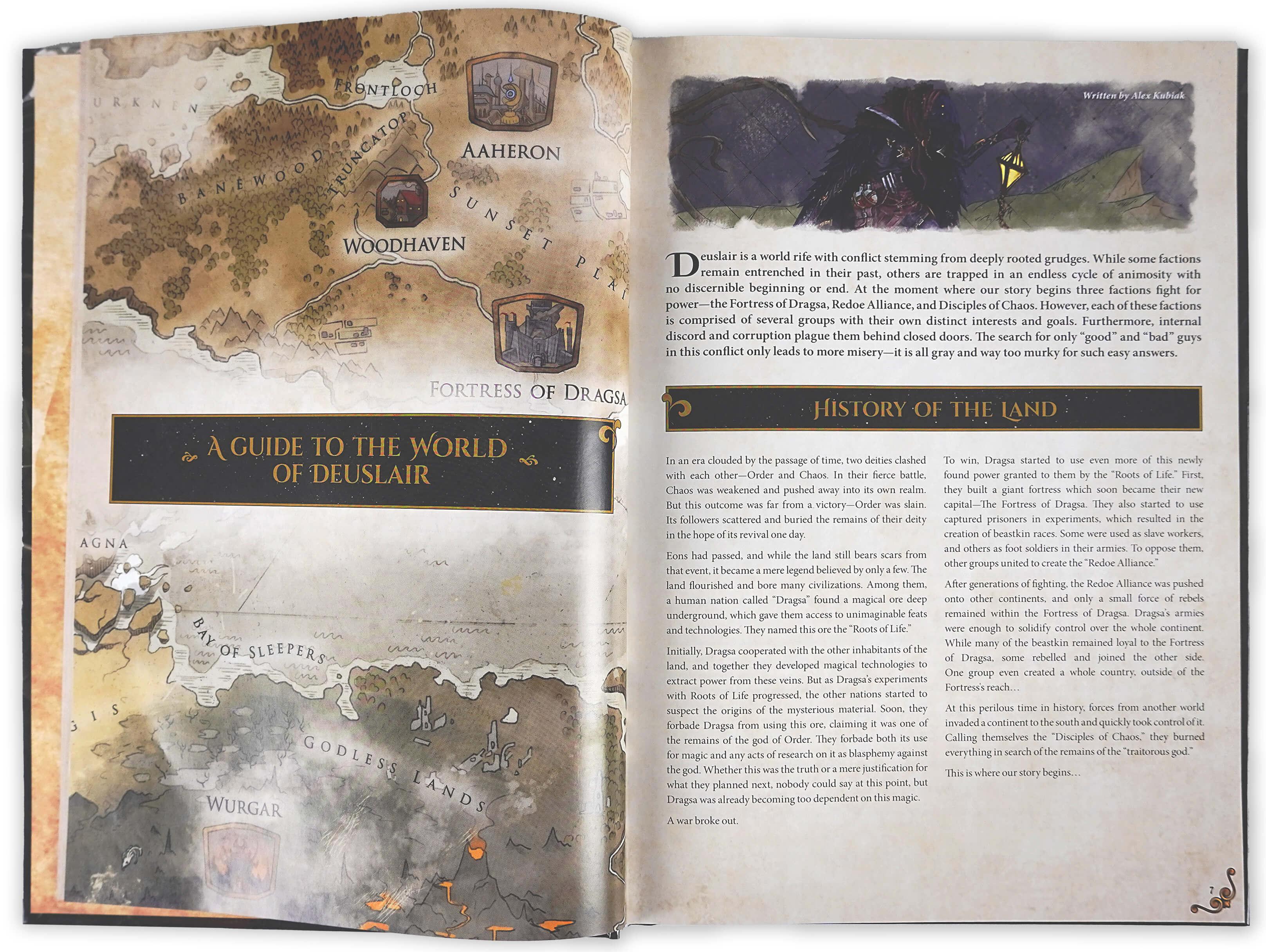 Dungeons & Lasers: The World Of Deuslair: Rpg Campaign (Hardcover) - Image 4