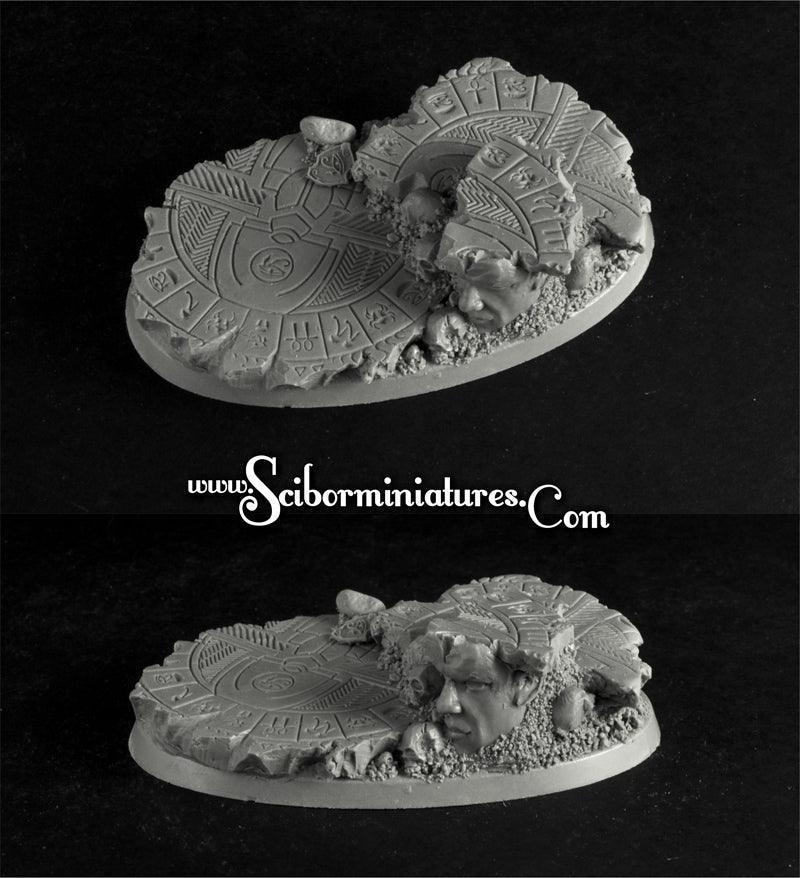 Egyptian Ruins 75x42mm round base