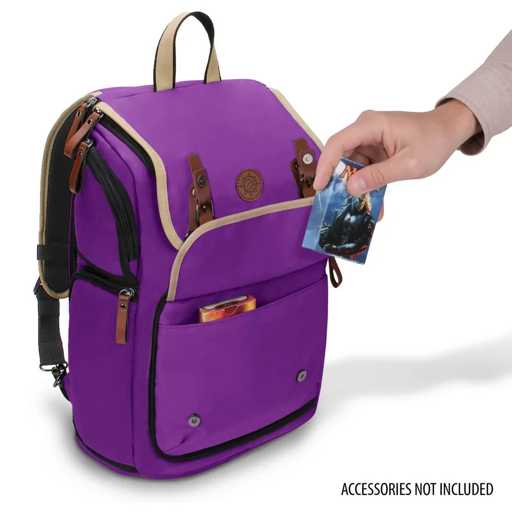 Enhance Designer Edition - Full Size Trading Card Storage Box Backpack - Purple - Image 2