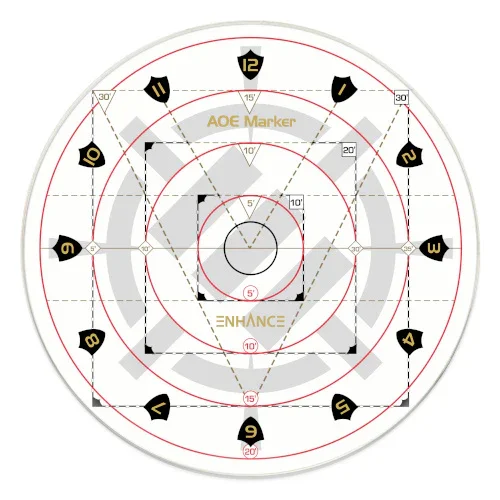Enhance Tabletop - AOE Damage Marker - Clear