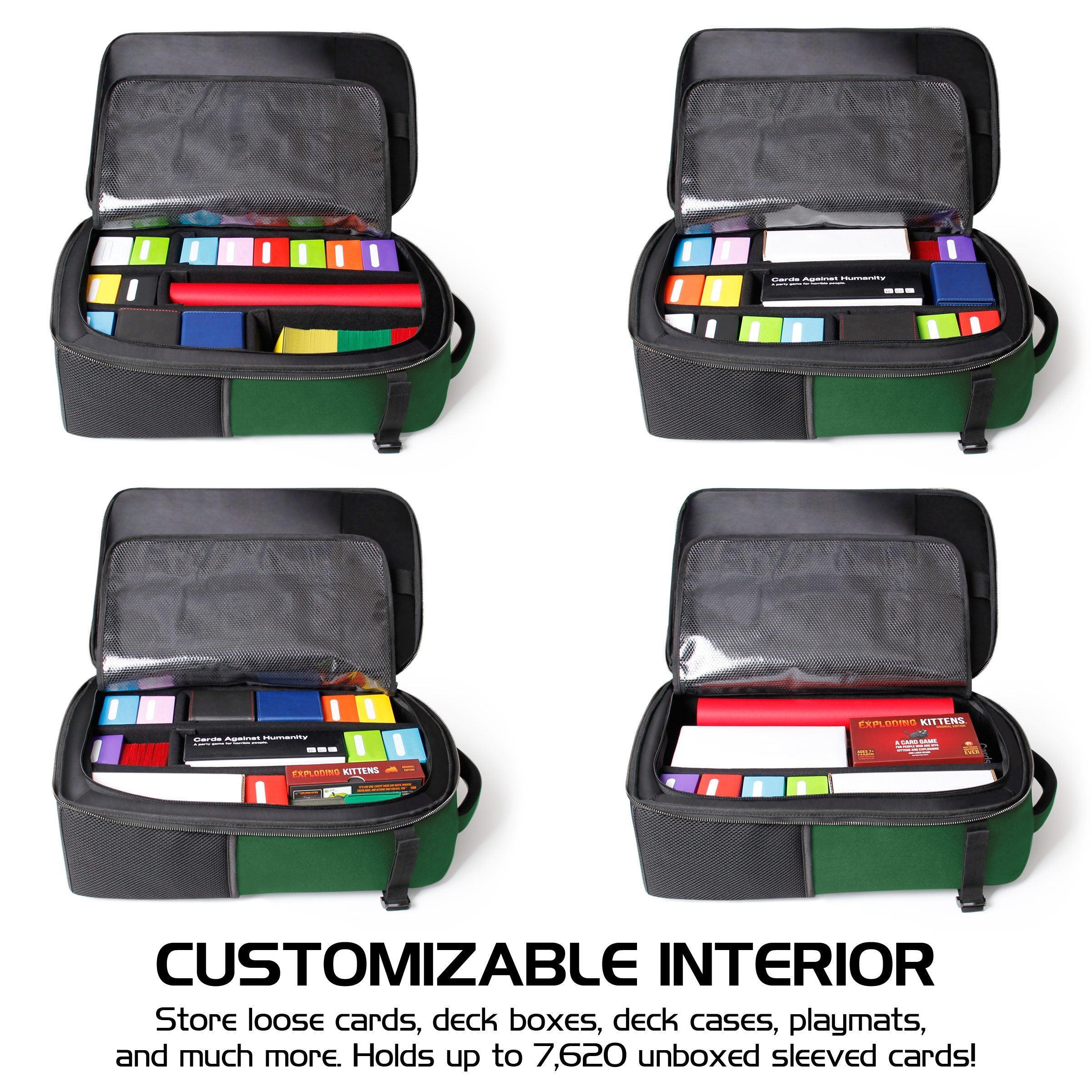 Enhance Tabletop Collector's Card Storage Backpack - Green - Image 3