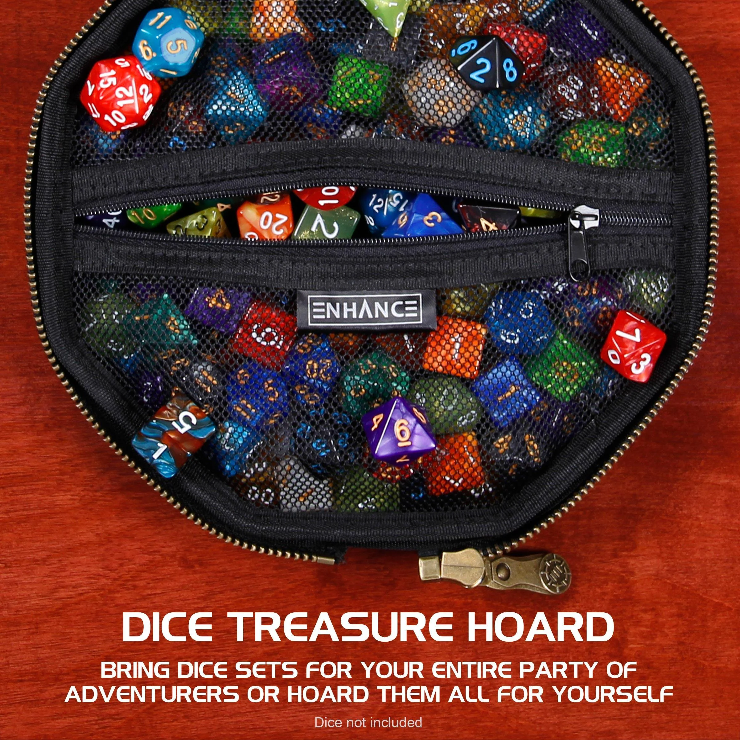Enhance Tabletop Series - RPG Dice Case - Black - Image 5