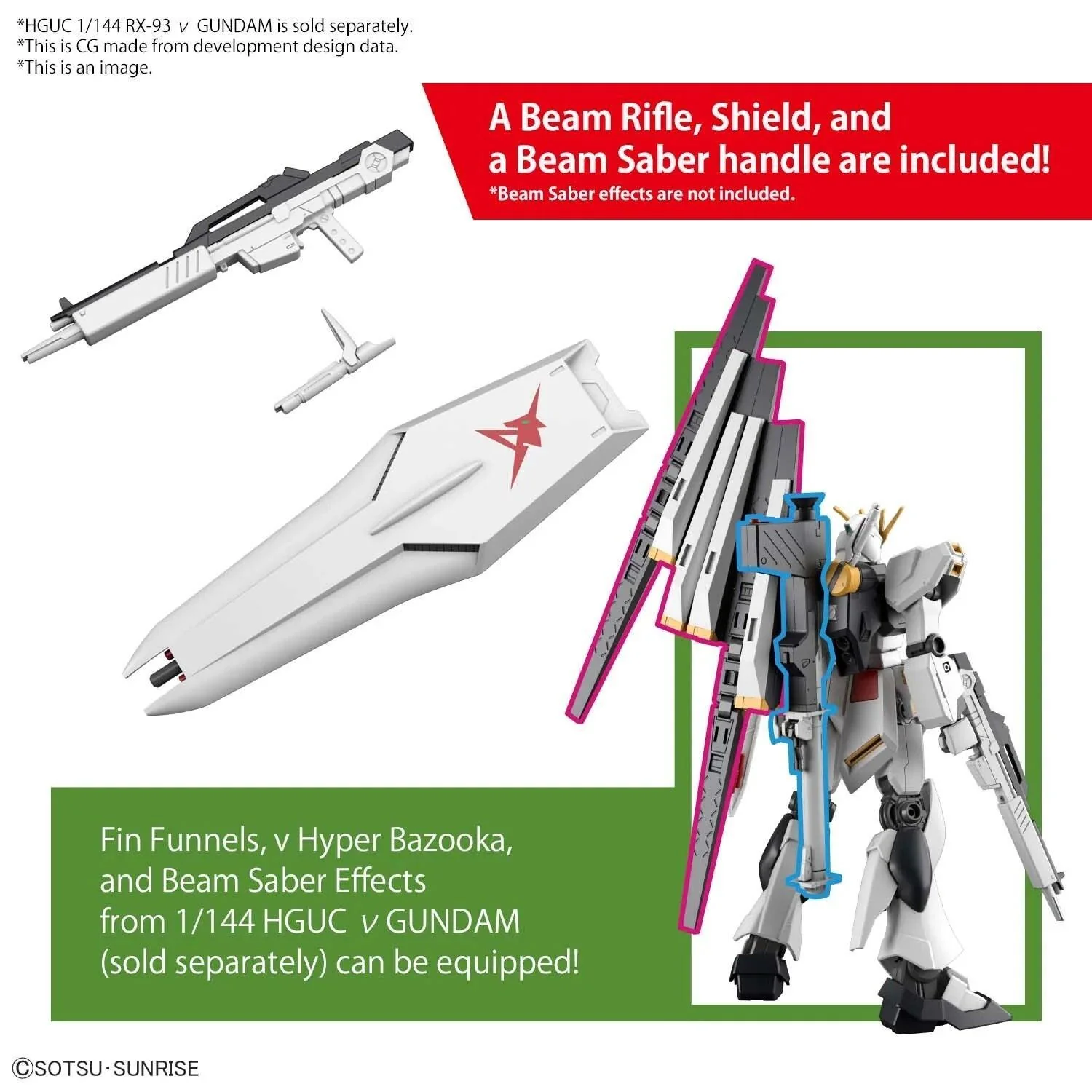 ENTRY GRADE 1/144 RX93 NU GUNDAM - Image 5