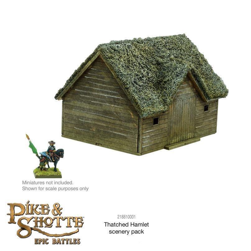 Epic Battles: Pike & Shotte Thirty Years War Thatched Hamlet Scenery Pack - Image 3