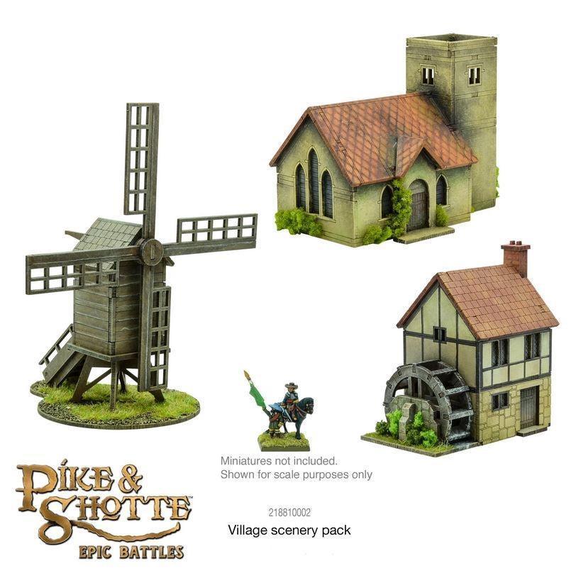 Epic Battles: Pike & Shotte Thirty Years War Village Scenery Pack - Image 4