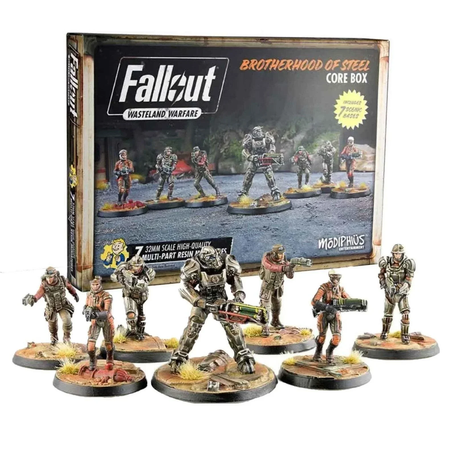 Fallout Wasteland Warfare Brotherhood of Steel Core Box Updated