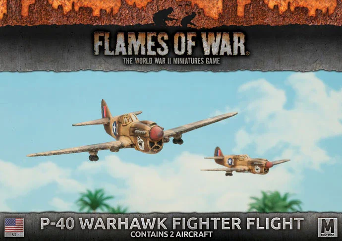 Flames of War: Americans: P-40 Warhawk Fighter Flight