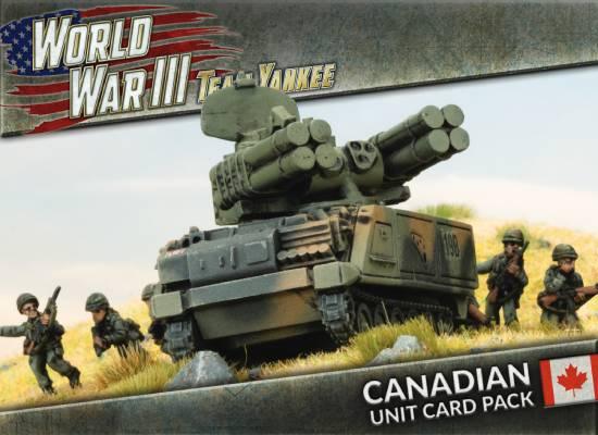 World War III: Team Yankee - Canadian Unit Card Pack