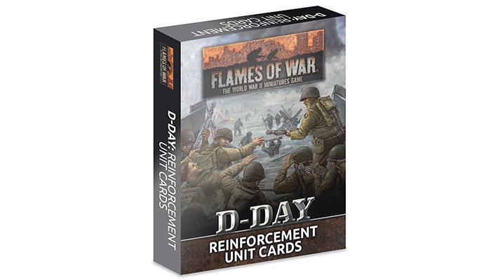 Flames of War: D-Day Reinforcement Cards (32x Cards)