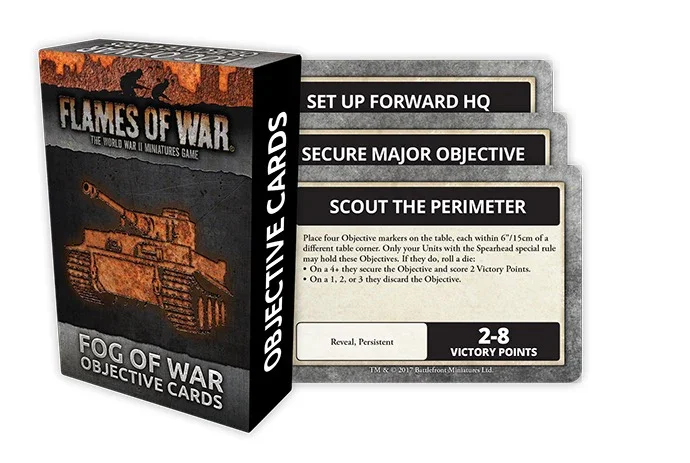Flames of War: Fog Of War Objective Cards