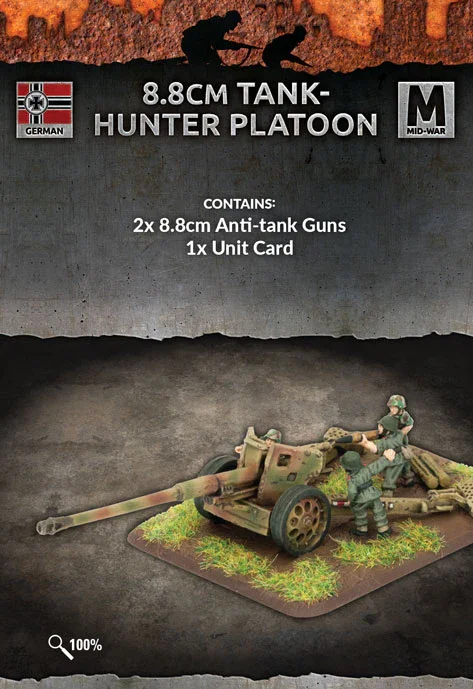 Flames of War: German: 8.8cm Tank-Hunter Platoon (x2 guns)