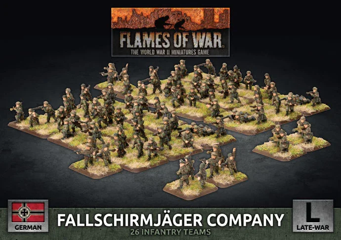 Flames of War: German: Fallschirmjager Company (Plastic) - Image 2