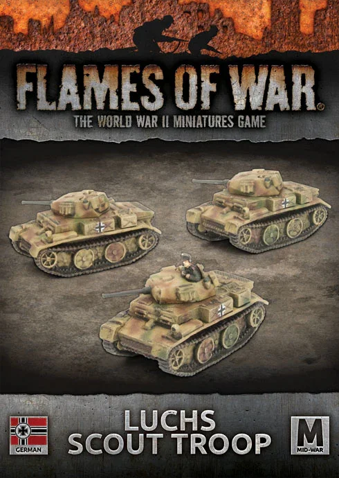 Flames of War: German: Luchs Scout Troop (x3 tanks)