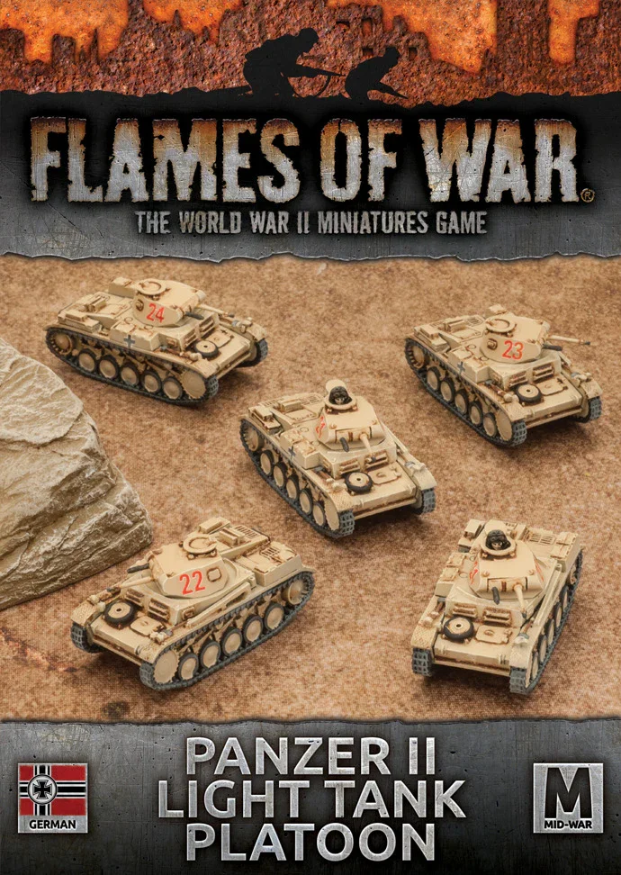 Flames of War: German: Panzer II Light Tank Platoon