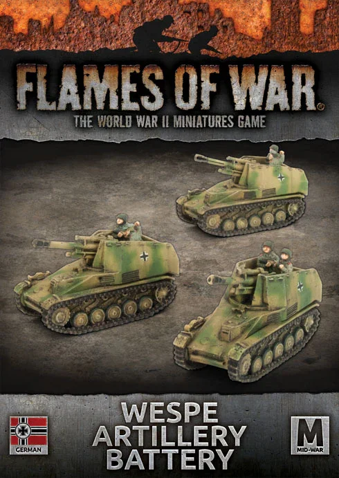Flames of War: German: Wespe Artillery Battery