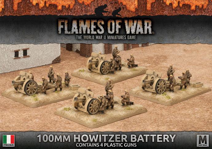 Flames of War: Italian: 100mm Howitzer Battery (Plastic)