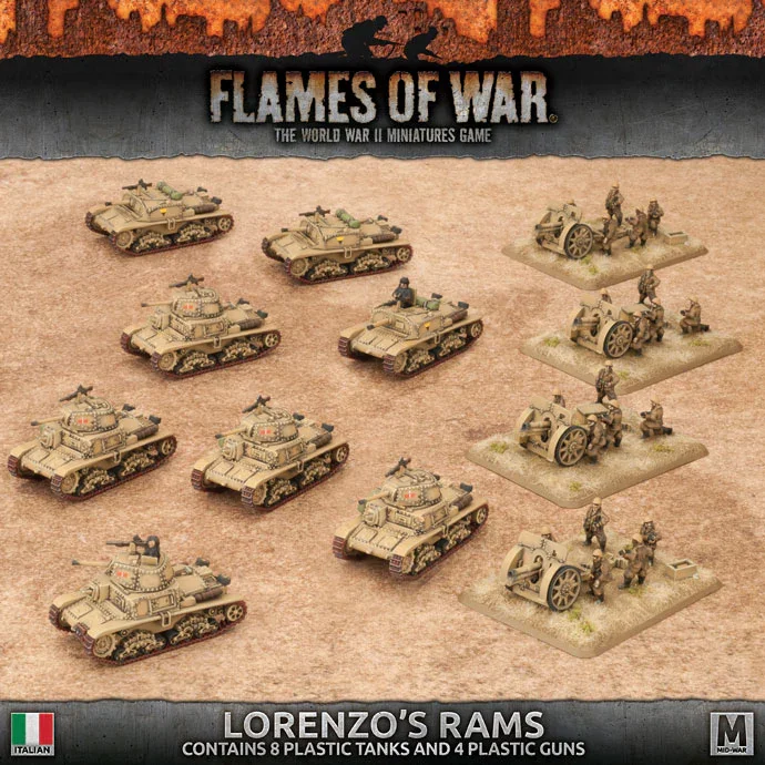 Flames of War: Italian: Lorenzo's Rams Italian Army Deal
