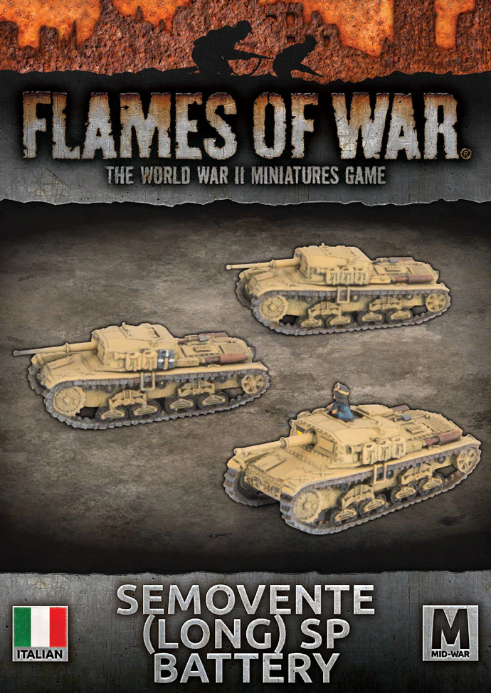 Flames of War: Italian: Semovente 75/34 (x3)