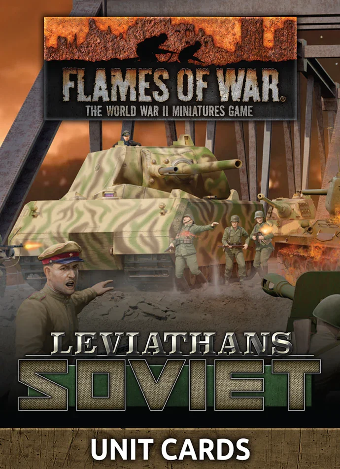 Flames of War: Late War Leviathans: Soviet Unit Cards (41x Cards) - Limited Edition