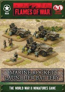 Flames of War: Marine Rocket Launcher Battery (x3)