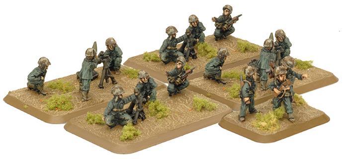 Flames of War: Mortar Platoon (with 60mm and 81mm Platoons) (x4)