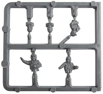 Flames of War: Plastic American Tank Commander sprue (Special Order)