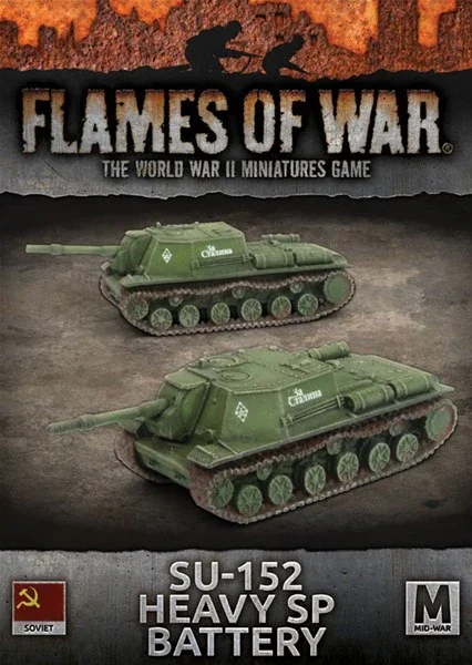 Flames of War: Soviets: SU-152 Heavy SP Battery (x2 tanks)