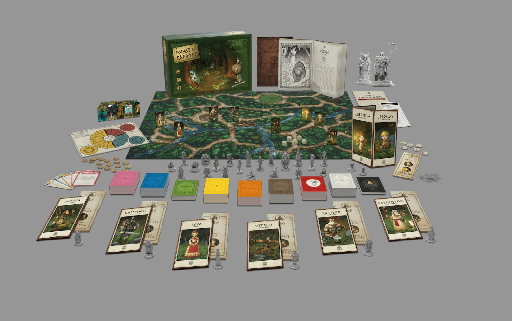 Forest of Radgost Divine Version (36 Miniatures and standees, 2 oversized miniatures) - Image 2