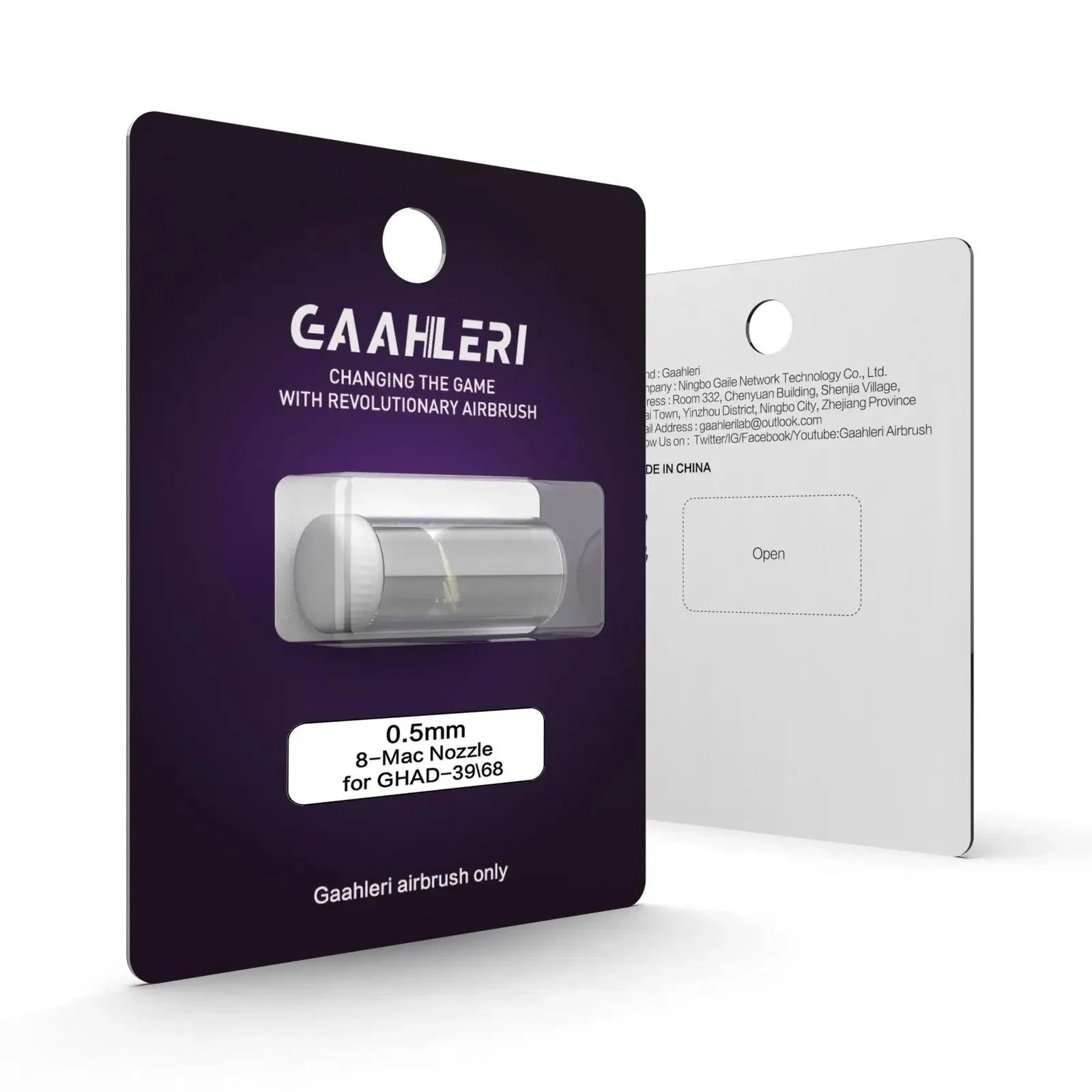 Gaahleri Airbrush 0.5mm Nozzle of Quick Self-Centering Structure for Advanced Series - Image 2